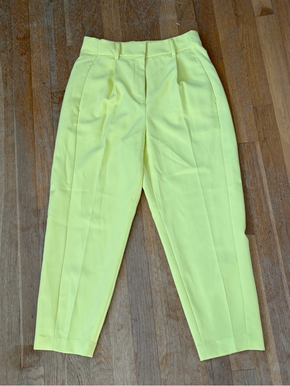 Express Bright Yellow High Waisted Ankle Pants 6S